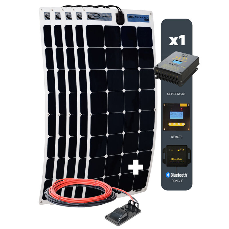 GPFLEX550: 550 WATT FLEXIBLE SOLAR KIT WITH 60A MPPT CONTROLLER