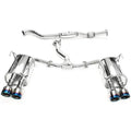 Invidia 2022+ Subaru WRX Q300 Single Layer Stainless Steel Quad Tip Cat-Back Exhaust