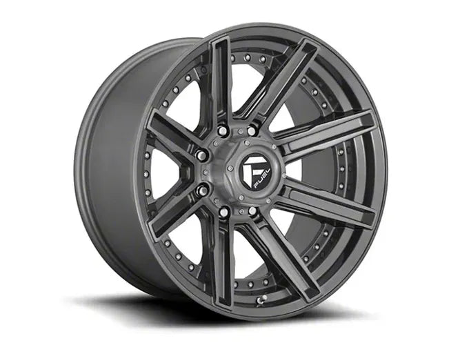 ~(40 lbs. 23X23X13)~ ROGUE PLATINUM 20x10 6x139.70 BRUSHED GUN METAL TINTED CLEAR (13 mm)