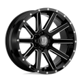 HEIST 22X10 5X127.00 SATIN BLACK (1