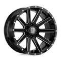 HEIST 22X10 5X127.00 SATIN BLACK (1