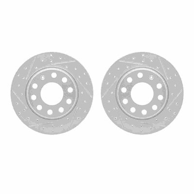 DFC 00-08 Audi A4 Rear Drilled & Slotted Geoperformance Rotors