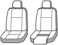 Covercraft 20-24 Subaru Outback/ Endura PrecisionFit Custom Front Row Seat Covers - Charcoal/Black