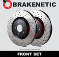 R1 Concepts Brake Rotor- D/S - Silver Fits Ford Ranger