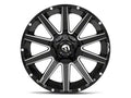 ~(44 lbs. 23X23X13)~ CONTRA 20x10 5x114.30/5x127.00 GLOSS BLACK MILLED (-18 mm)
