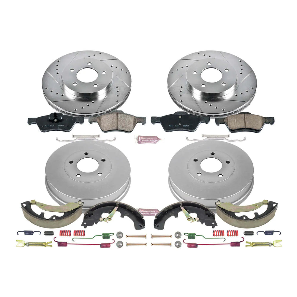 Power Stop 10-12 Ford Escape Front & Rear Z23 Evolution Sport Brake Kit