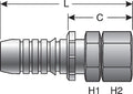 HYDRAULIC COUPLING-STAINLESS STEEL