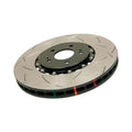 DBA 08+ EVO X Front Slotted 5000 Series 2 Piece Rotor Assembled w/ Black Hat