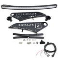 ~(6 lbs. 27X10X6)~ 2015-2017 FORD F150: Front Roof LED Light Bar Mount KIT and 50 IN Inch Curved Led Light Bar (Includes Universal Wiring Harness)