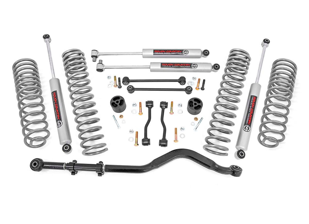 1x 23310 1x 649BOX1 1x 9420 1x 23217 1x 9421 3.5 Inch Lift Kit Springs N3 Jeep Gladiator JT 4WD (20-21)