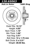 StopTech Slotted & Drilled Sport Brake Rotor