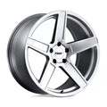 ~(33 lbs. 20X20X11)~ TSW ASCENT 18x9.5 5/114.3 ET40 CB76.1 MATTE TITANIUM SILVER