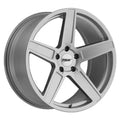 ~(33 lbs. 20X20X11)~ TSW ASCENT 18x9.5 5/114.3 ET40 CB76.1 MATTE TITANIUM SILVER
