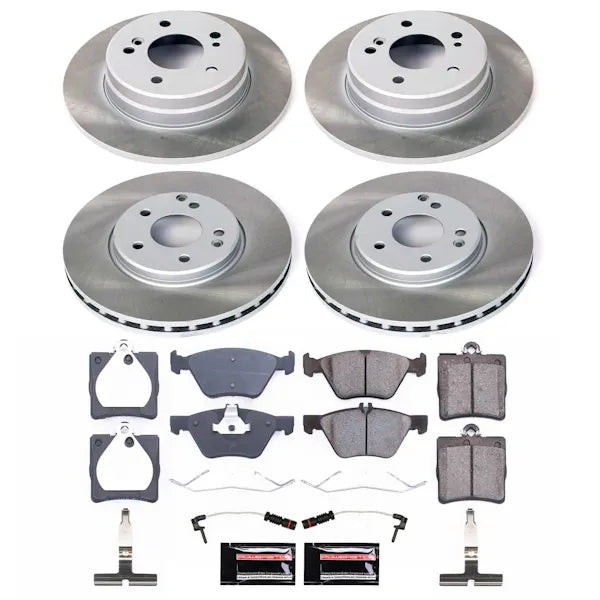 Power Stop 04-08 Chrysler Crossfire Front and Rear Semi-Coated Rotor Kit