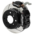 Wilwood 70-76 Porsche 914 Rear Powerlite Brake Kit Plain Face - Black