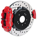 Wilwood 89-98 Nissan 240SX FNSL4R/MC4 Rear Parking BBK w/ 13.50in Slotted Rotors - Red