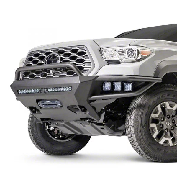 16C TACOMA FRONT WINCH BUMPER WITH PRERUNNER GUARD BARE