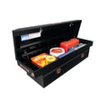 SADDLE BOX ALUMINUM FULL STANDARD GLOSS BLACK 11.0 CU FT