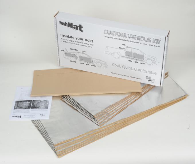 COMPLETE VEHICLE CUSTOM INSULATION KIT POLYMER BLACK BACKING SILVER