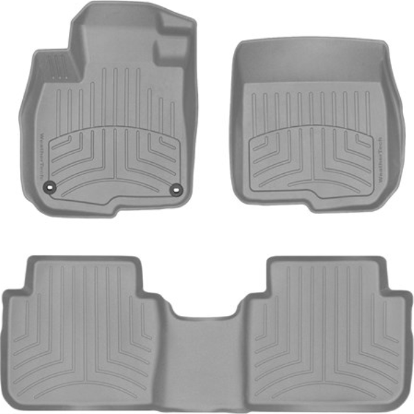 WeatherTech Grey Front Rear FloorLiner HP Fits -20-24 Dodge RAM 461428-1-2IM