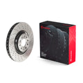 Brembo 2019 Audi A3 Quattro/19-20 Q3/15-20 S3 Front Premium Xtra Cross Drilled UV Coated Rotor