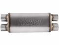 Flow Fx Muffler Flow Fx Muffler 3.00 Dual In/3.00 Dual Out Straight Through Performance Moderate Sound Stainless Steel Flowmaster