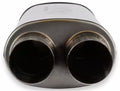 Flow Fx Muffler Flow Fx Muffler 3.00 Dual In/3.00 Dual Out Straight Through Performance Moderate Sound Stainless Steel Flowmaster