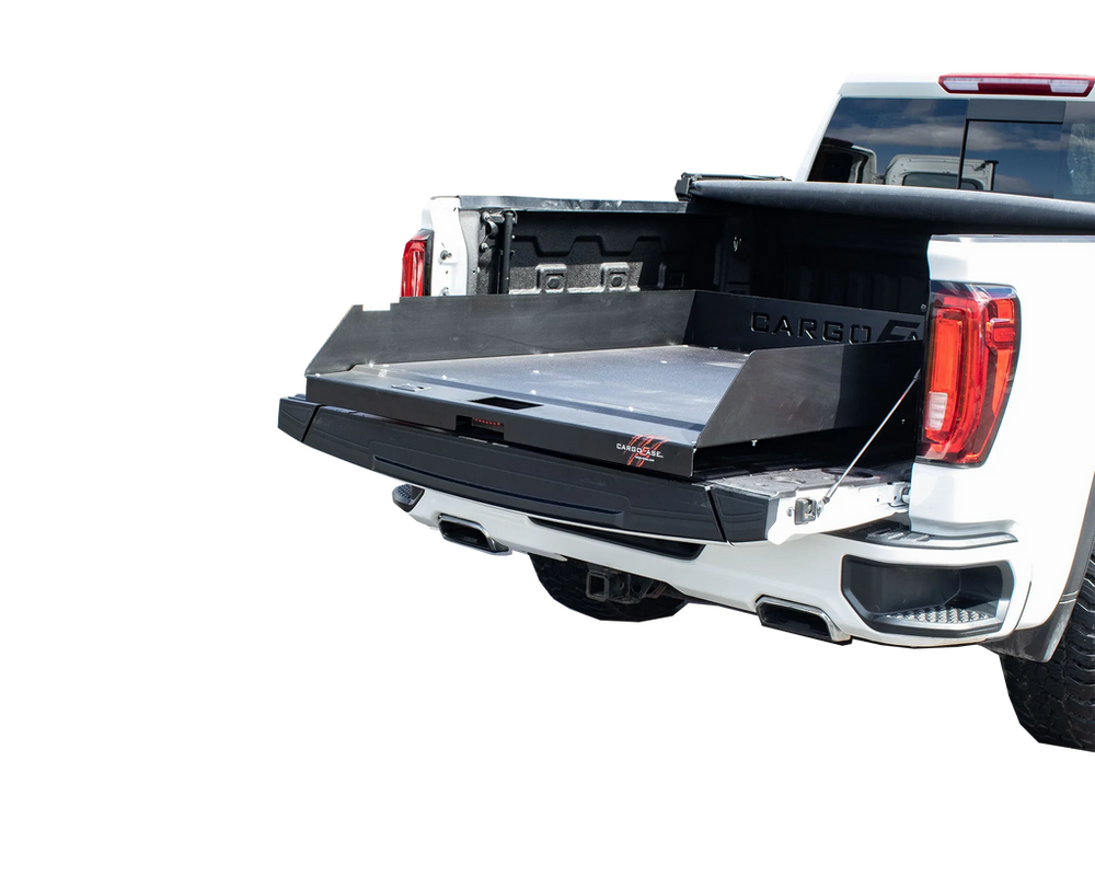 FULL EXTENSION CARGO SLIDE 70X41 8IN RAILS PE PLYWOOD DECK 1500LB CAPACITY