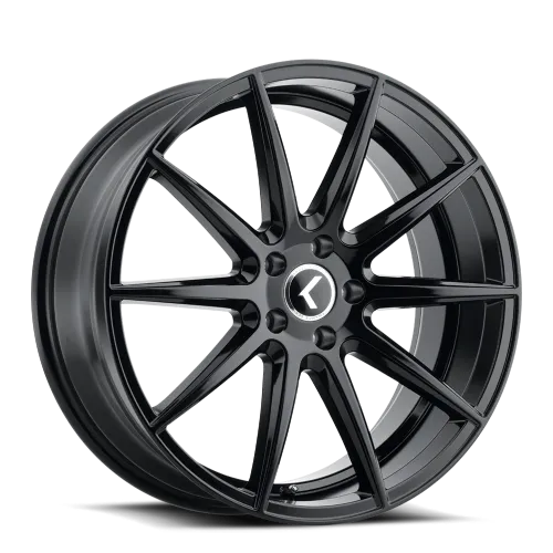 KRAZE COSMOS KR194 GLOSS BLACK 18X8 5-108 40MM 63.5MM