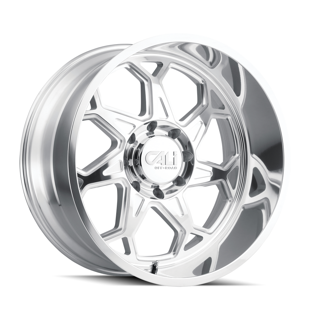 ~(42 lbs. 22X22X11)~ SEVENFOLD (9111) POLISHED 20X10 6-139.7 -25mm 106mm