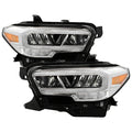 SPYDER headlights installed view