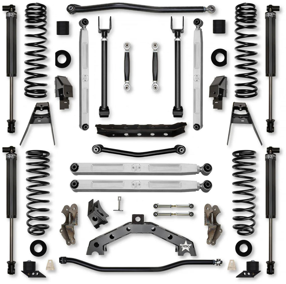 18C WRANGLER JL 2DR 3.5IN TREX NO LIMITS PRO ELITE HYBRID SYS S1 FRONT & R
