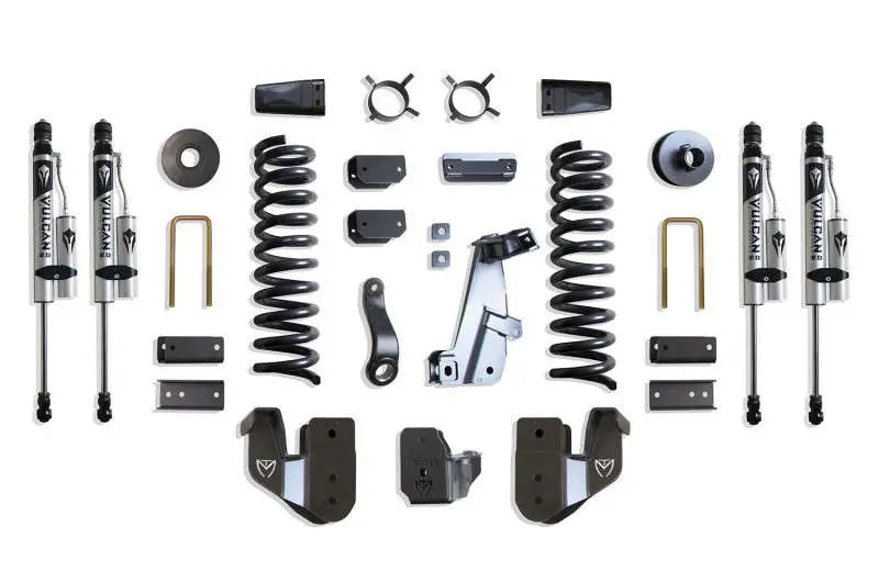 1418 RAM 2500 4WD BASIC 8IN LIFT KIT W/ RADIUS ARM BRACKETS & VULCAN 2.0 RESERVOIR SHOCKS