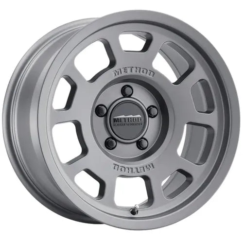 Method MR705 17x8.5 +35mm Offset 5x150 110.5mm CB Titanium Wheel