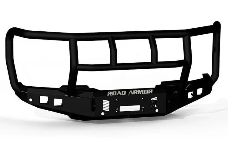 Road Armor 23-24 Ford F-250 Stealth Front Winch Bumper Titan II Guard - Texture Black
