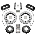 Wilwood 99-12 Porsche 911 (996/997) Aero6 Front Brake Kit Drill/Slot 14.00in Rotor W/Lines - Blk