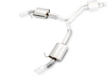 AWE Tuning Audi B9 A4 Touring Edition Exhaust Dual Outlet - Diamond Black Tips (Includes DP)