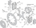 Wilwood auto part close-up