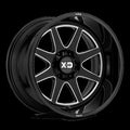 XD844 22X12 5X5.0 G-BLK MILL -44MM