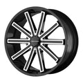NERVE 22x9 6x132.00/6x139.70 GLOSS BLACK MACHINED (38 mm)
