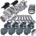 Eagle Chevy LT1 350 1Pc 3.750in Crank 6.000in I-Beam Rod 11cc Dome 4.040in Pistons Rotating Assembly