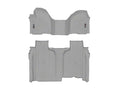 WeatherTech Grey Front and Rear Floorliners - Over The Hump Fits -20-26 Chevrolet GMC 4614911-4614365