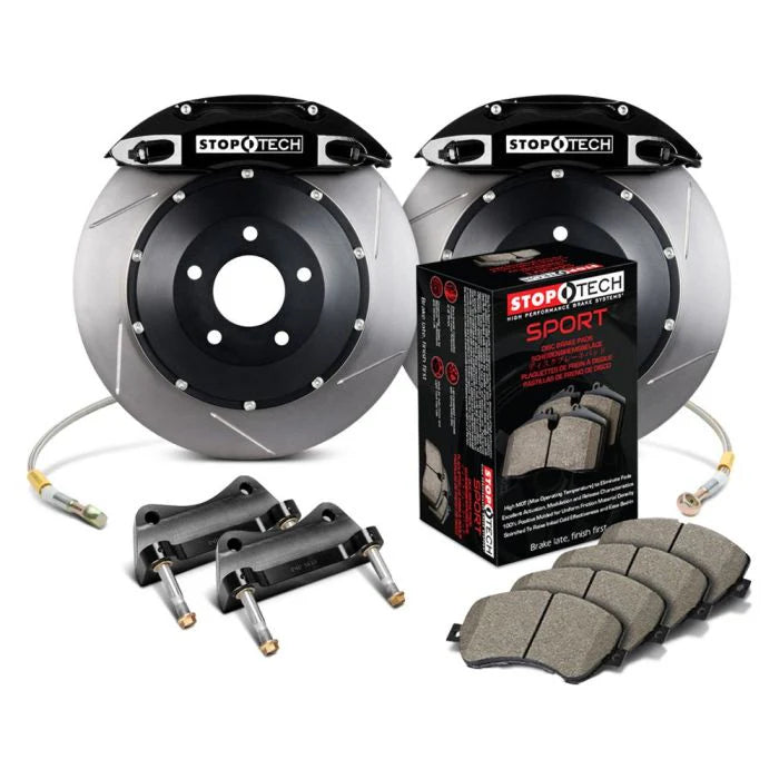 BLK CALIPRS/SLOTTED ROTOR