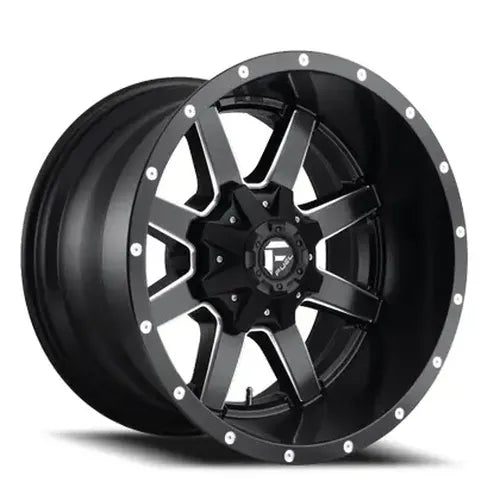 ~(48 lbs. 25X25X13)~ MAVERICK 22x10 8x180.00 MATTE BLACK MILLED (10 mm)