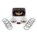 S&S Cycle 84-99 BT 4in Bore Forged Pistons - .010in