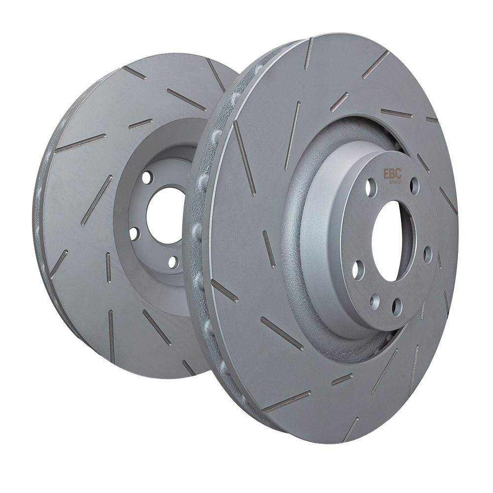 EBC 06+ Volvo S80 4.4 USR Slotted Front Rotors
