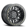 Aluminum Wheels 17x9 Ryno Cast Beadlock RT951B Satin Black Black Beadlock Ring -38 Offset 6 on 139.7 Bolt Pattern 106.1 Bore Raceline
