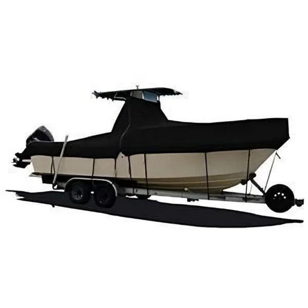 HOT SHOT BOAT COVERCC TTOP DUAL ENGINE 18FT5IN19FT4IN X102FTBLACK