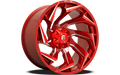 Fuel Wheels red auto part