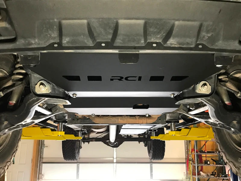 2015-2022 F150 4WD RCI Engine Skid Plate Kit 10g powder coated steel